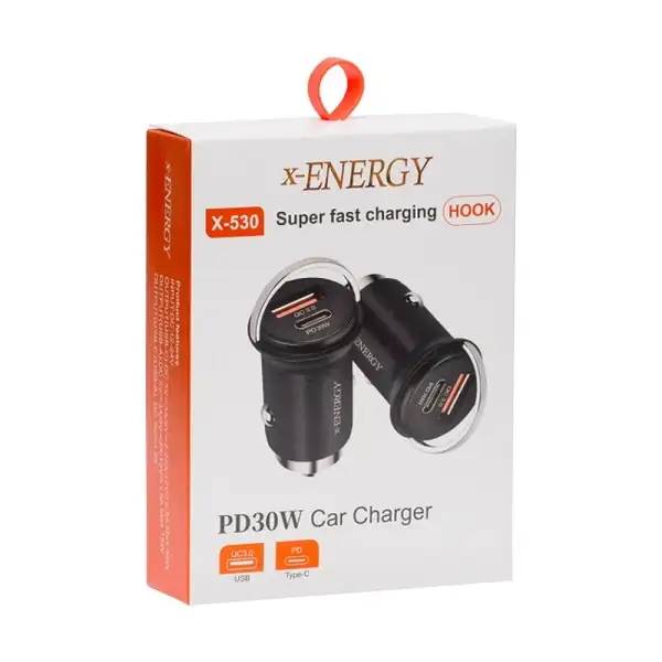 شارژر فندکی 30 وات ایکس-انرژی مدل X530