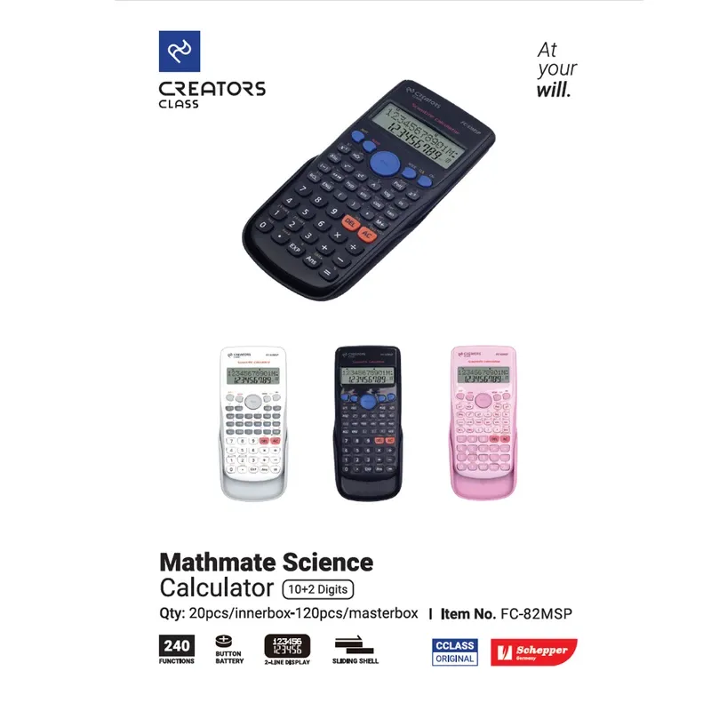 ماشین حساب مهندسی سی کلاس کریتورز کد FC-82MSP-3 gallery3