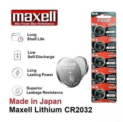 باتری سکه ای مکسل اصلی maxell CR 2032