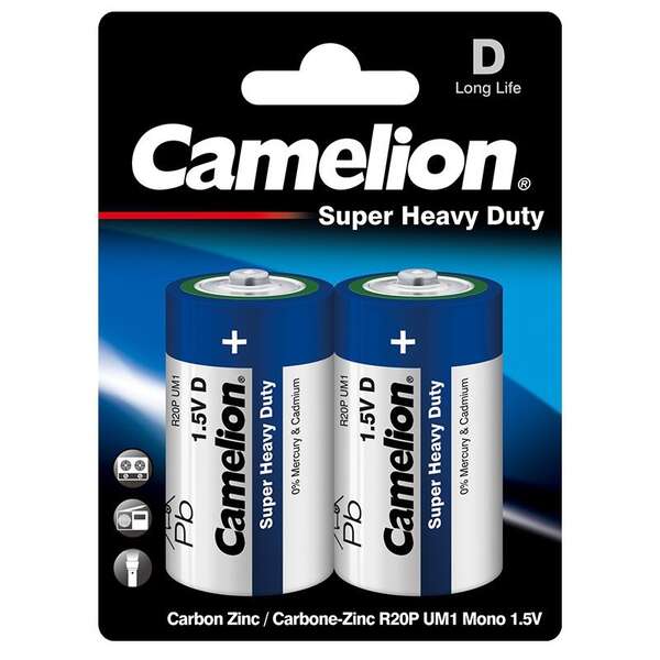 باتری بزرگ Super Heavy Duty کملیون R20P-BP2B