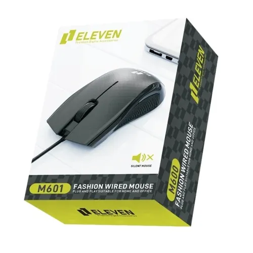 ماوسELEVEN  مدل M601 ( با کلیک بدون صدا) سایلنت
