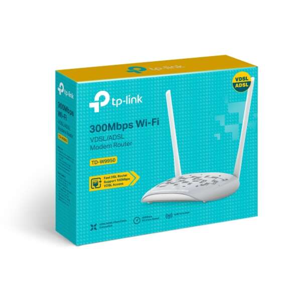 مودم TP-LINK TD-W9950 VDSL/ADSL 300Mbps
